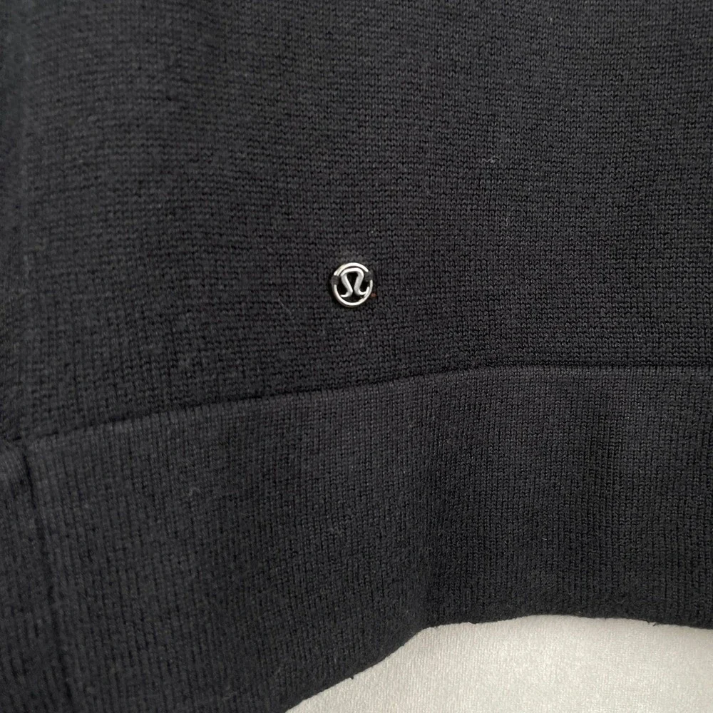Lululemon Live Healthy‎ Wrap Draped Open Front Cashmere Cardigan Ruched Back XS